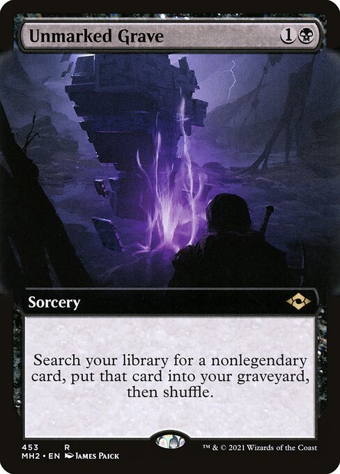 Unmarked Grave card image