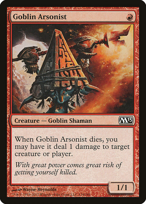 Goblin Arsonist (Magic 2013 #134)