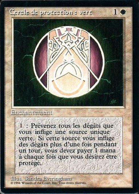 Circle of Protection: Green (Foreign Black Border #11)