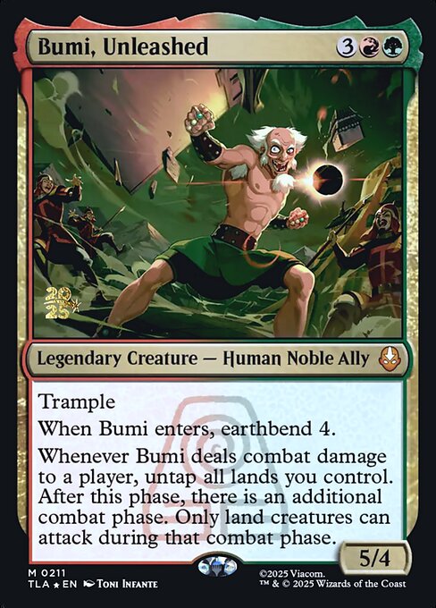Bumi, Unleashed magic the gathering card art