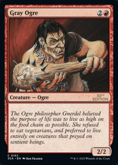 Gray Ogre (30th Anniversary Edition #152)