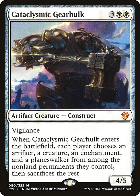Cataclysmic Gearhulk (Commander 2020 #80)