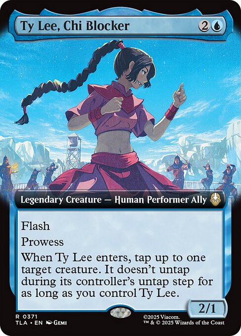 Ty Lee, Chi Blocker magic the gathering card art