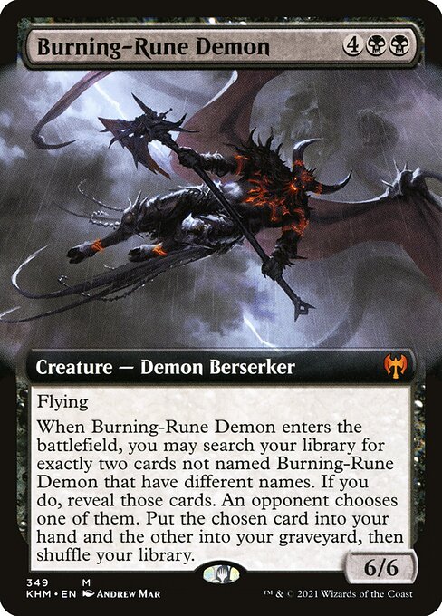 Démon aux runes brûlantes|Burning-Rune Demon