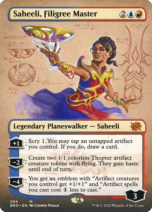 Saheeli, maîtresse de filigrane|Saheeli, Filigree Master