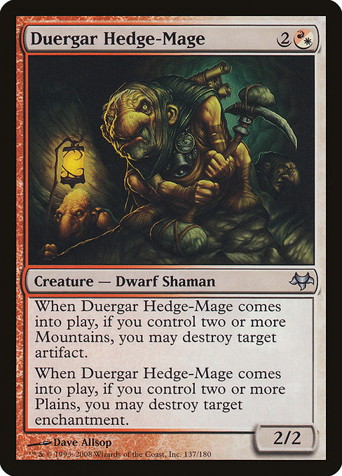 Duergar Hedge-Mage (Eventide #137)