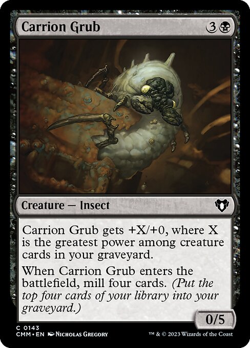 Carrion Grub (Commander Masters #143)