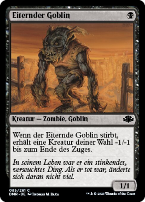 Festering Goblin (Dominaria Remastered #85)
