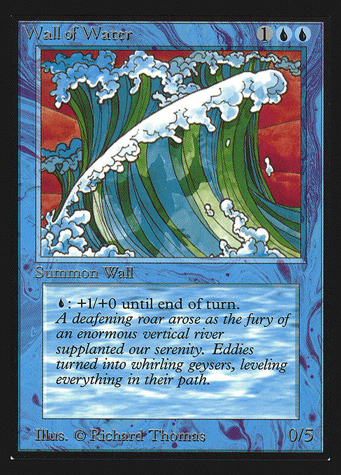 Wall of Water (Intl. Collectors' Edition #91)