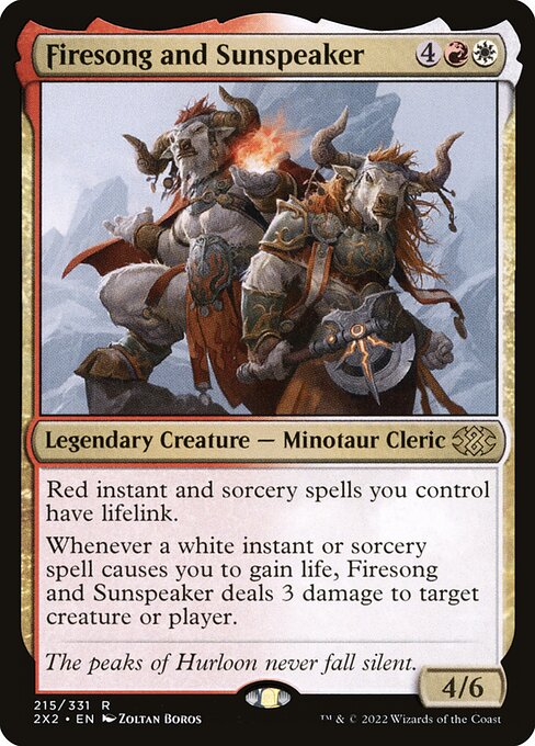 Firesong and Sunspeaker (Double Masters 2022 #215)