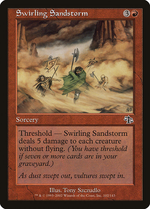 Tempête tourbillonnante de sable|Swirling Sandstorm