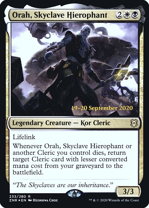 Orah, Skyclave Hierophant (Zendikar Rising Promos #233s)