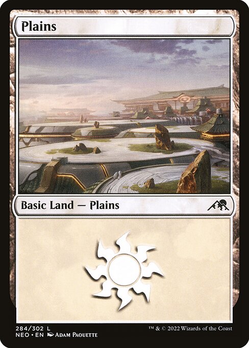 Plains (Kamigawa: Neon Dynasty #284)