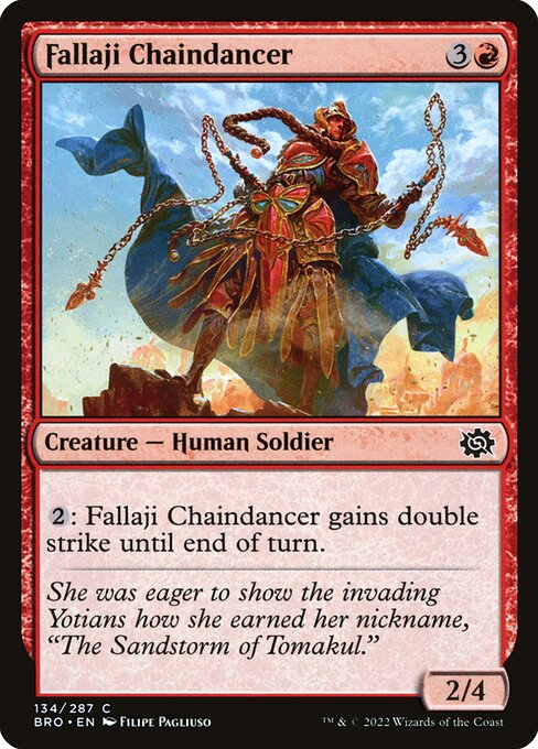 Fallaji Chaindancer (The Brothers' War #134)