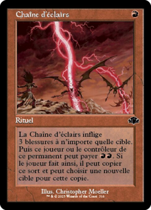 Chain Lightning (Dominaria Remastered #316)