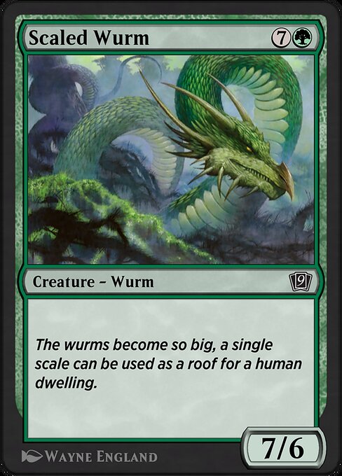 Scaled Wurm - (aa4)