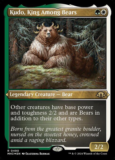 Kudo, King Among Bears (Modern Horizons 3 #490)