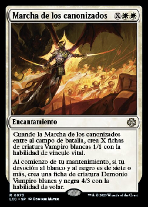 March of the Canonized (The Lost Caverns of Ixalan Commander #73)