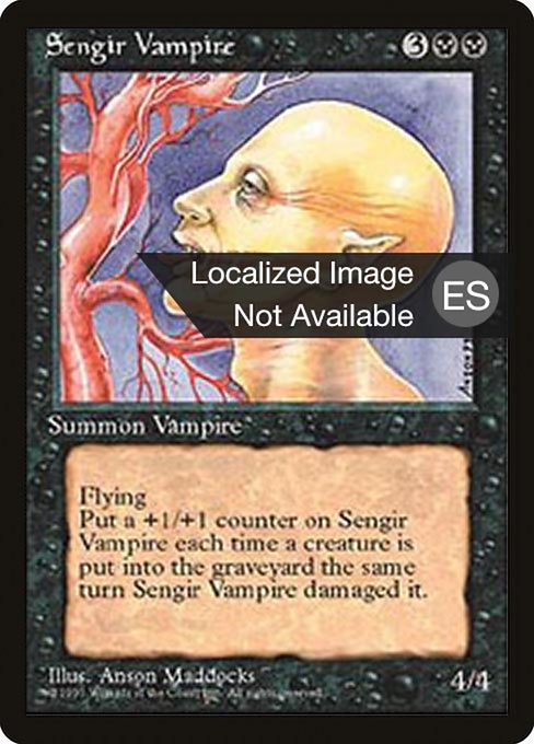 Sengir Vampire (Fourth Edition Foreign Black Border #160)