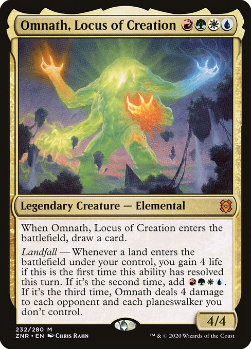 Omnath, Locus of Creation (Zendikar Rising #232)