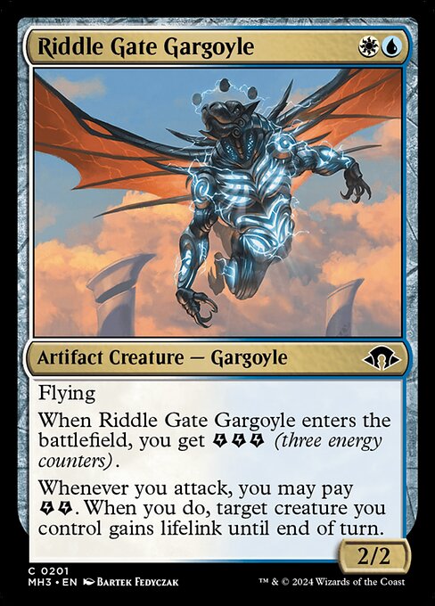 Riddle Gate Gargoyle (Modern Horizons 3 #201)