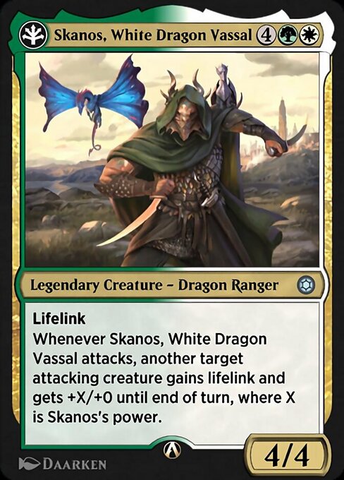 Skanos, White Dragon Vassal (Alchemy Horizons: Baldur's Gate #18w)
