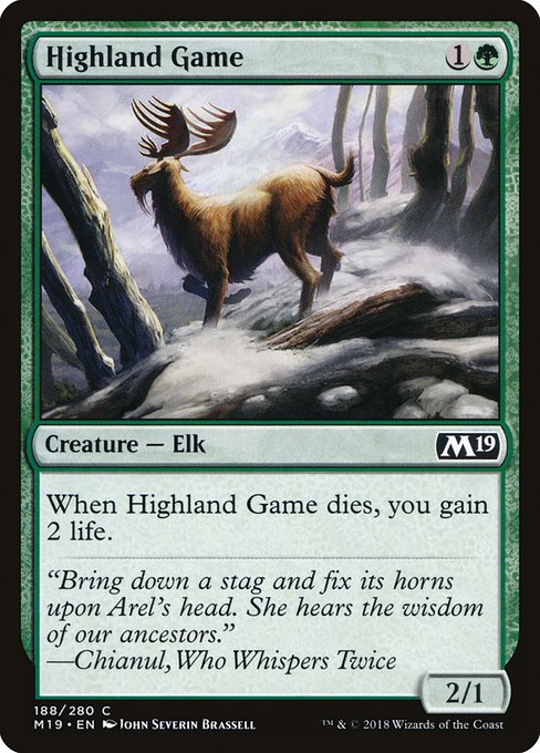 Highland Game (Core Set 2019 #188)