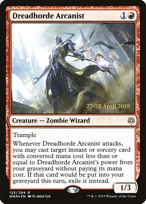 Dreadhorde Arcanist (War of the Spark Promos #125s)