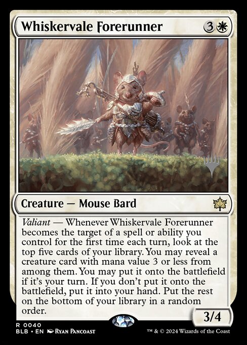 Whiskervale Forerunner (Bloomburrow Promos #40p)