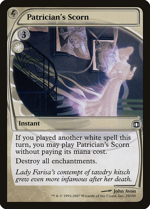 Patrician's Scorn card image