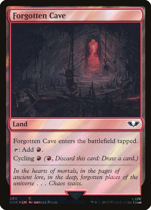 Forgotten Cave (Warhammer 40,000 Commander #280★)