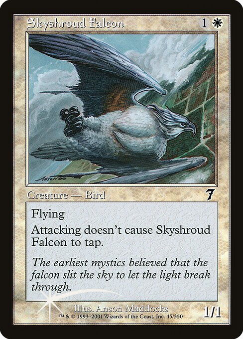 Skyshroud Falcon (Seventh Edition #45★)