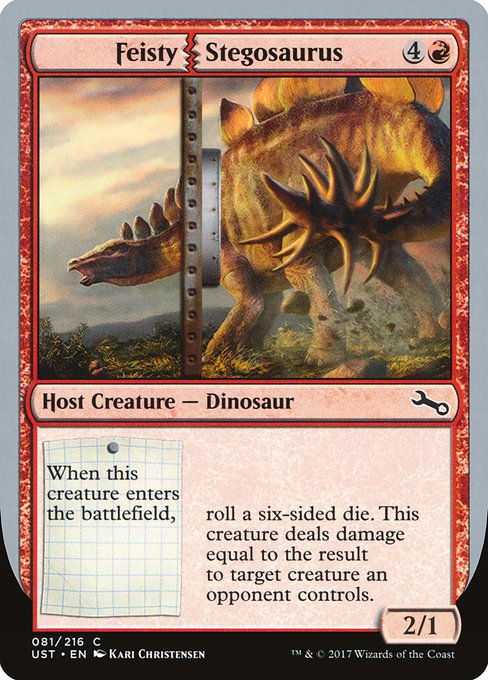 Feisty Stegosaurus card image