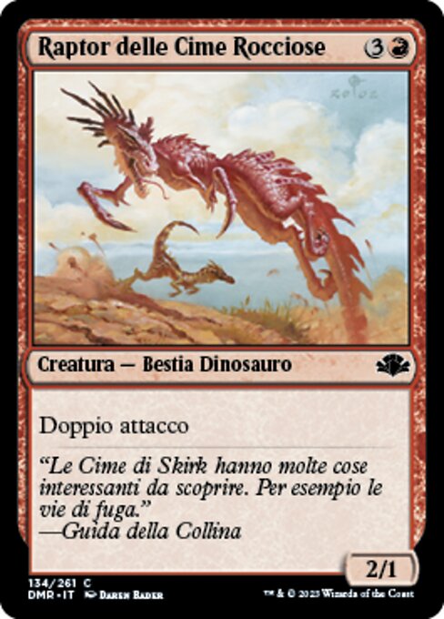 Ridgetop Raptor (Dominaria Remastered #134)