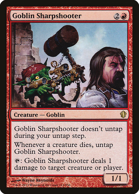 Goblin Sharpshooter (Commander 2013 #111)