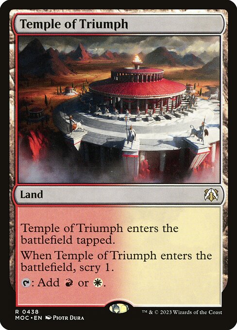 Temple of Triumph (March of the Machine Commander #438)