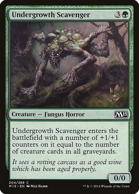 Undergrowth Scavenger (Magic 2015 #204)