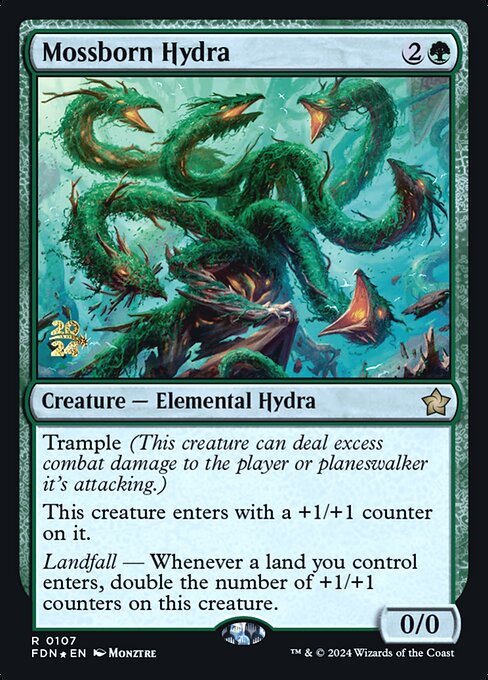 Mossborn Hydra (Foundations Promos #107s)