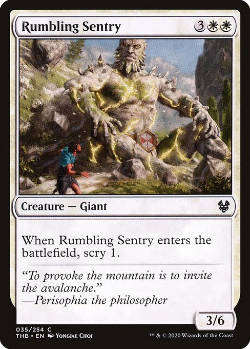 Sentinelle grondante|Rumbling Sentry