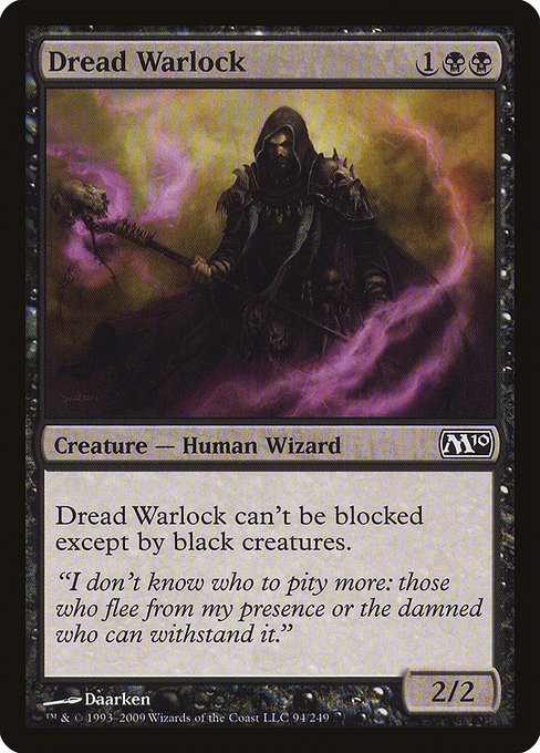 Dread Warlock (Magic 2010 #94)