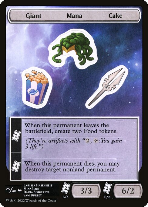 Giant Mana Cake (Unfinity Sticker Sheets #25)