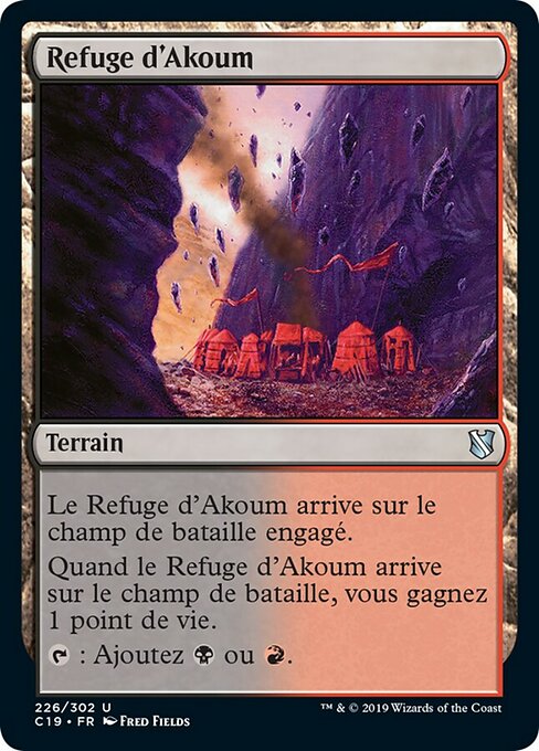 Akoum Refuge (Commander 2019 #226)