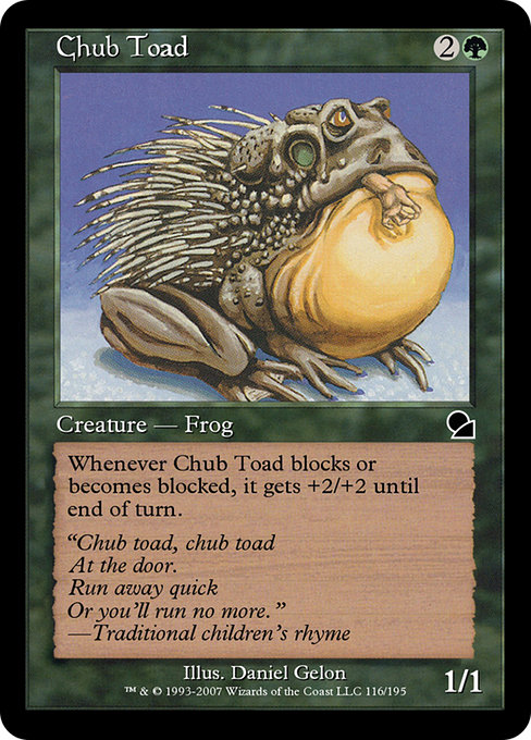 Chub Toad (Masters Edition #116)