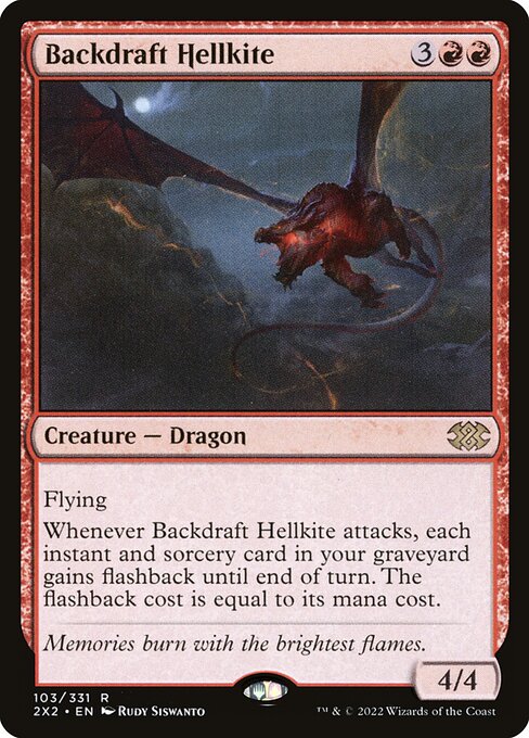 Backdraft Hellkite (Double Masters 2022 #103)