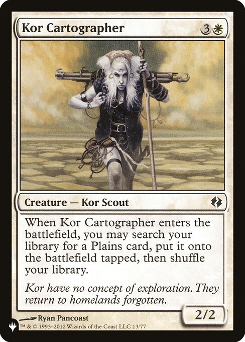 Kor Cartographer (The List)