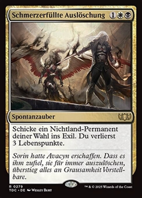 Schmerzerfüllte Auslöschung