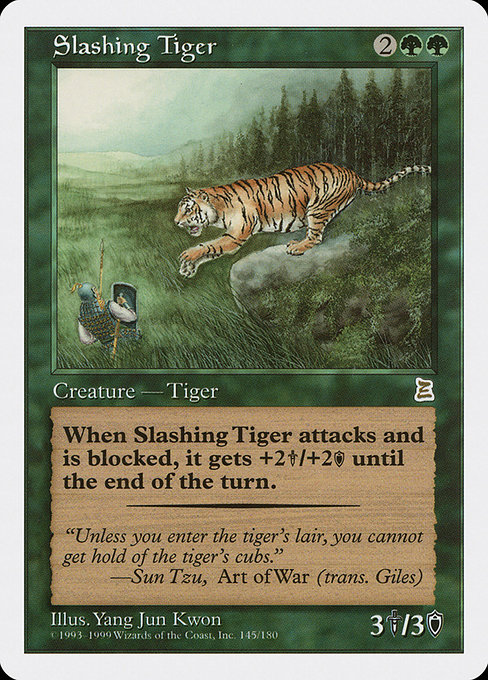 Slashing Tiger card image