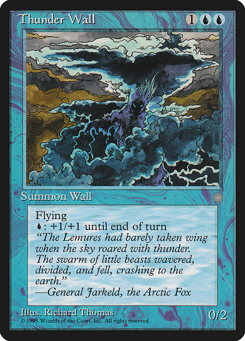 Thunder Wall · Ice Age (ICE) #104 · Scryfall Magic The Gathering