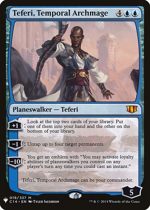 Teferi, Temporal Archmage (plst) C14-19