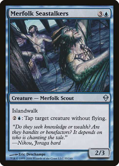 Merfolk Seastalkers (Zendikar #55)